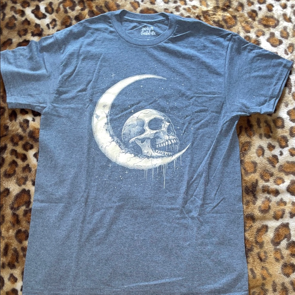 Heather Navy Graphic T-Shirt